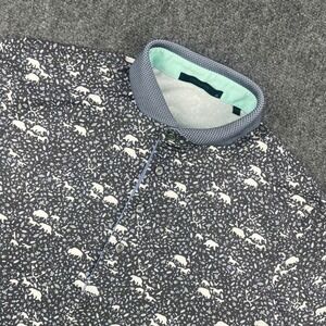 Greyson Clothiers Mens Wilderness Animal Print Golf Polo Shirt Grey Size Medium